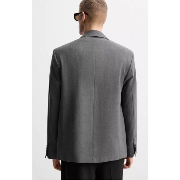 ZARA MEN'S GREY SUIT JACKET LIMITED EDITION M/L - Picture 16 of 16